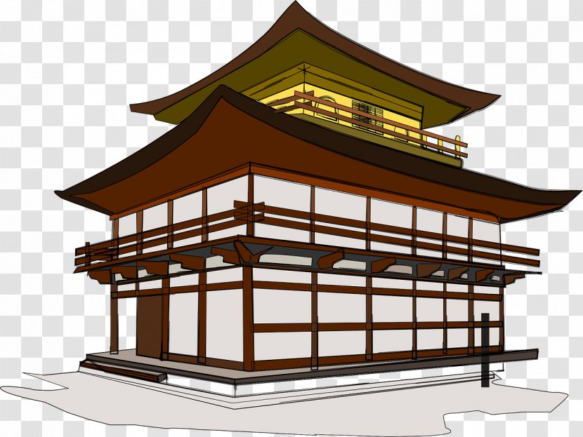 House Japanese Cuisine Royalty-free Clip Art - Free Content - Temple Transparent PNG