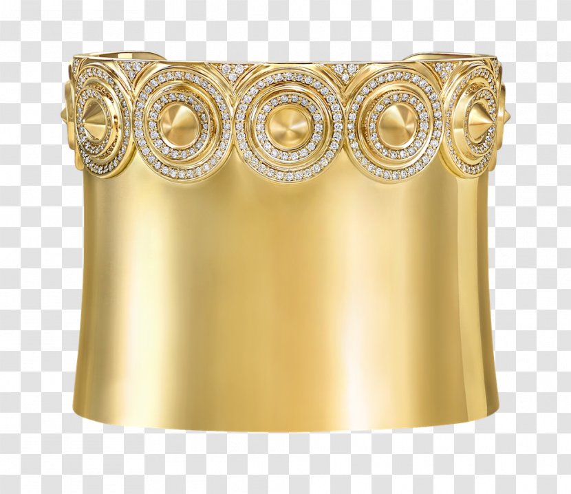 Gold Jewellery Vanleles Diamonds Bangle Carat - Metal Transparent PNG