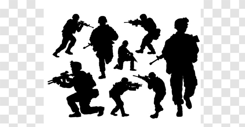 Soldier Military Silhouette Transparent PNG