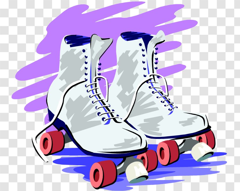 Roller Skating Quad Skates Ice Skateboard Inline - Shoe Transparent PNG