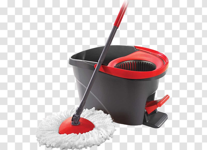 Mop Bucket Cart Vileda O-Cedar Microfiber - Household Cleaning Supply Transparent PNG