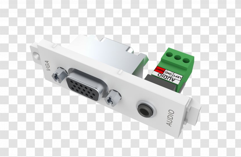 RF Modulator Electrical Connector Adapter VGA D-subminiature - Euroblock - Computer Transparent PNG