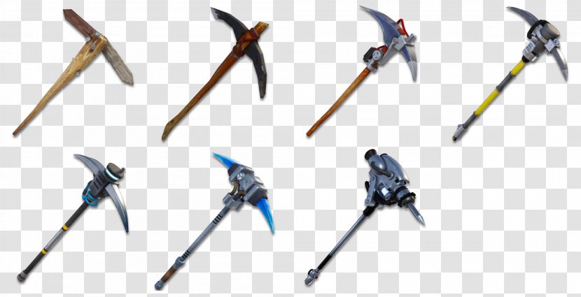 Fortnite Battle Royale Pickaxe Game Tool - Wall Transparent PNG