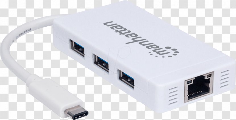 Adapter HDMI Ethernet Hub USB 3.0 - Hardware Transparent PNG