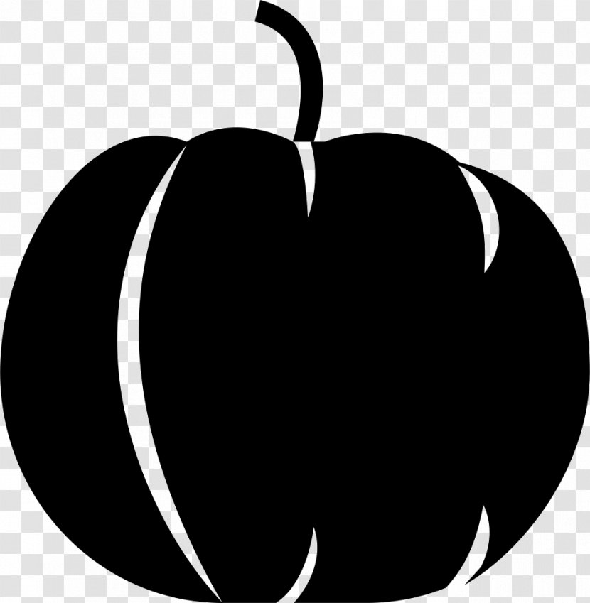 Clip Art Tomato Vector Graphics Pumpkin Silhouette - Black And White Transparent PNG