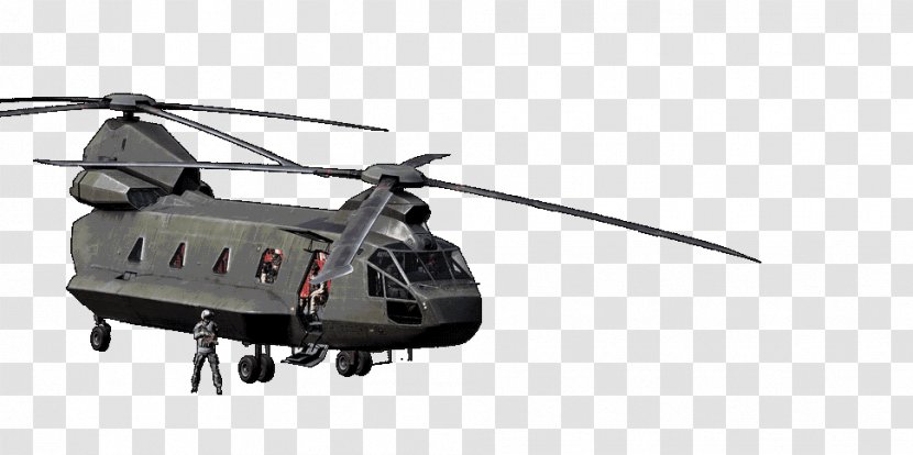 Helicopter ARMA 3: Apex Boeing CH-47 Chinook Sikorsky UH-60 Black Hawk Bell Quad TiltRotor - Ch47 Transparent PNG