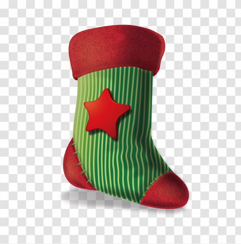 Christmas Stocking Hosiery - Vexel - Free Vector Pull Socks Transparent PNG