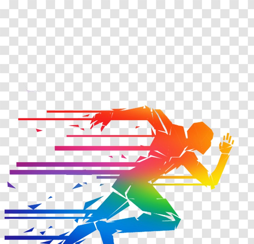 Running Illustration - Product Design - Man Transparent PNG