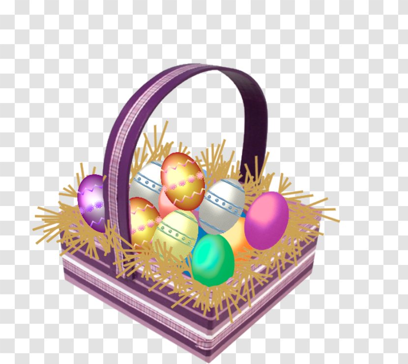 Easter Egg Bunny Basket - Lamb And Mutton Transparent PNG