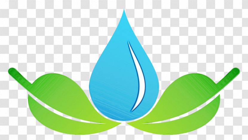 Leaf Aqua Logo Plant Transparent PNG