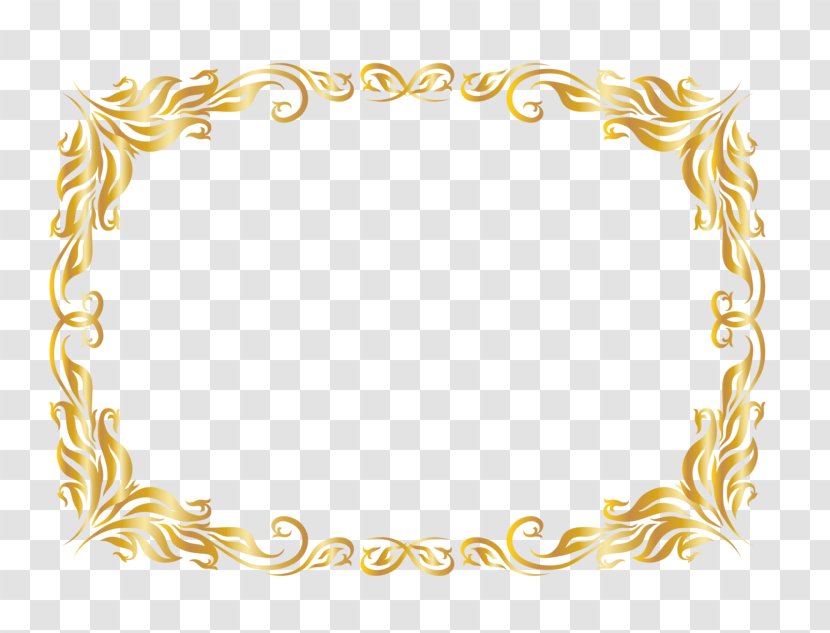 Picture Frame Page Layout Tag - Film - Gold Transparent PNG