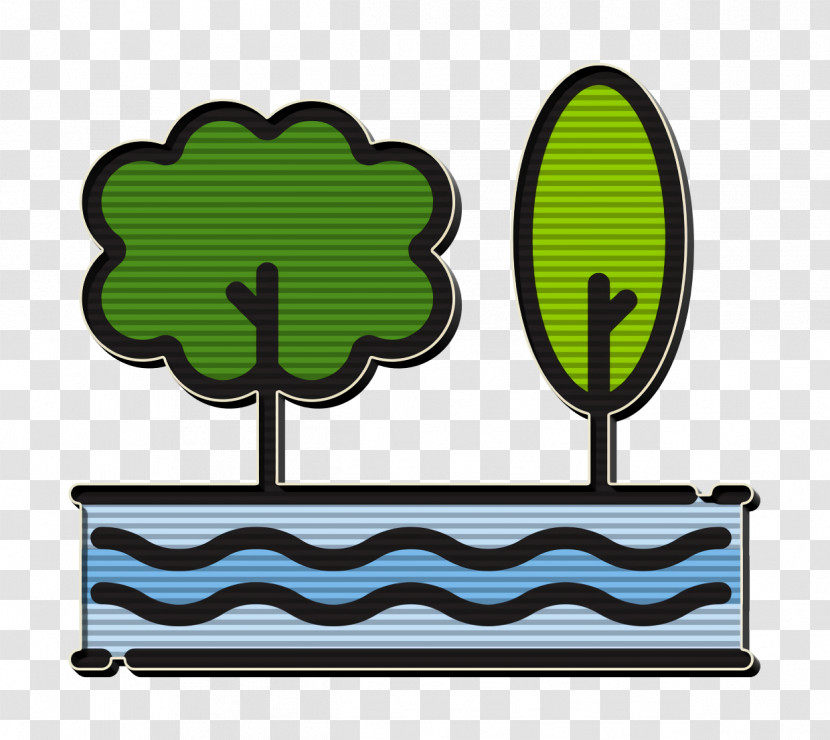 Nature Icon Forest Icon River Icon Transparent PNG