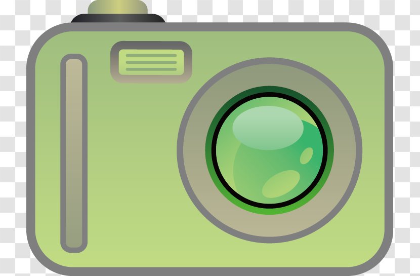 Camera Lens - Green - Vector Material Transparent PNG