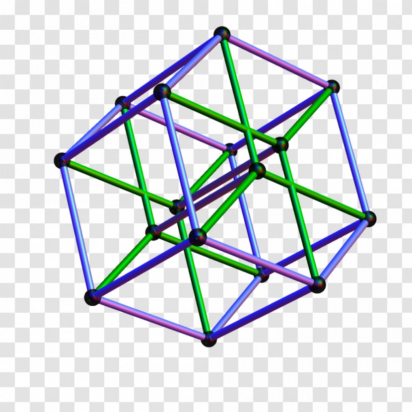 Three-dimensional Space Tesseract Four-dimensional Hypercube - Cartesian Coordinate System - 3d Transparent PNG