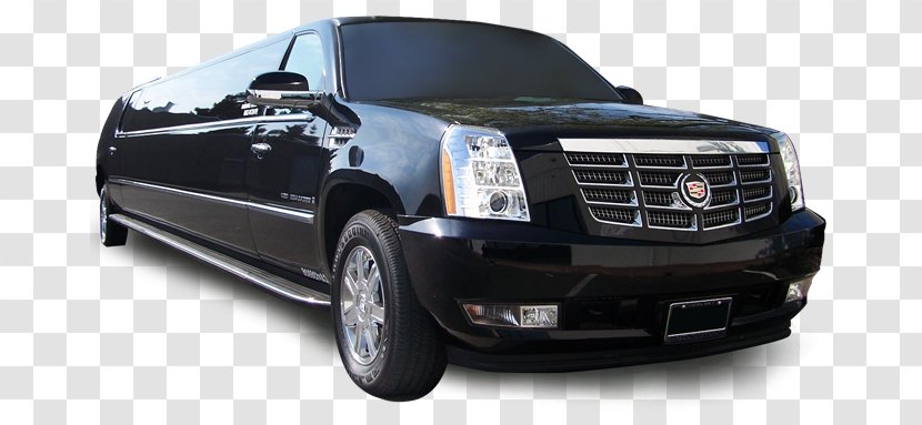 Limousine Car Luxury Vehicle Bus Cadillac Escalade - Transport - Stretch Limo Transparent PNG