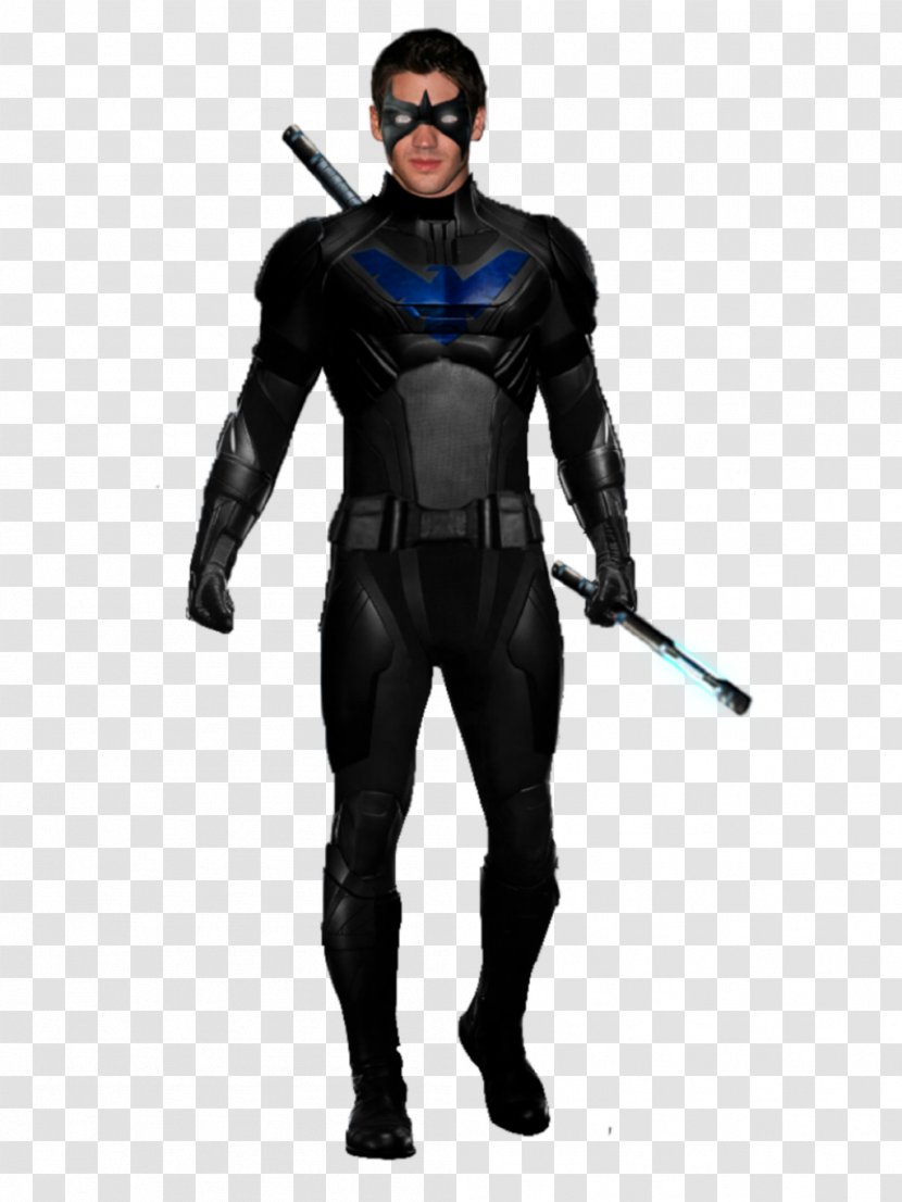 Dick Grayson Nightwing Batman: Arkham City Knight Robin - Superhero - 21 Savage Transparent PNG