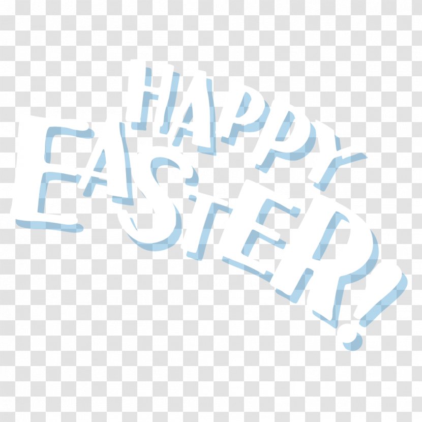 Easter Bunny Egg - Area - Happy Art Word Vector Material Transparent PNG