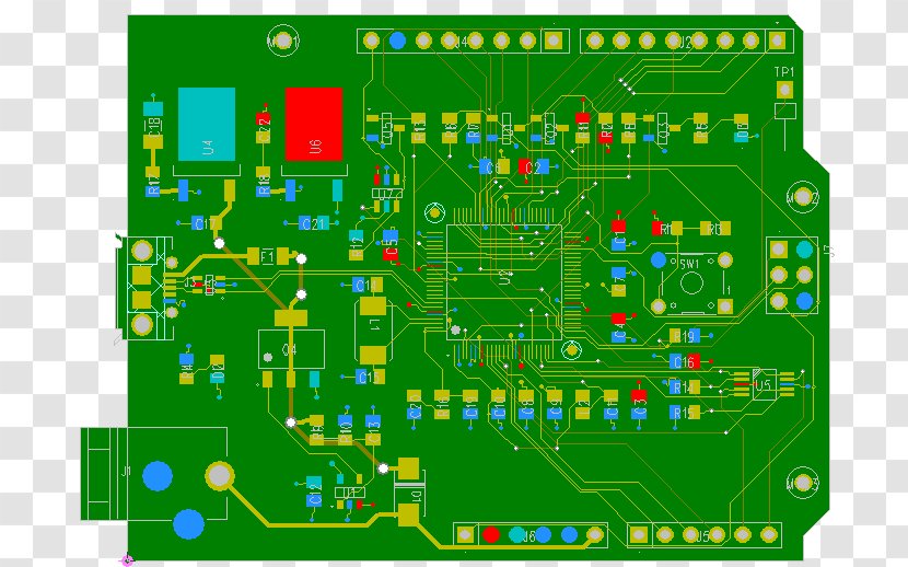 Electrical Network Printed Circuit Board Electronics Microcontroller Electronic - Play Transparent PNG