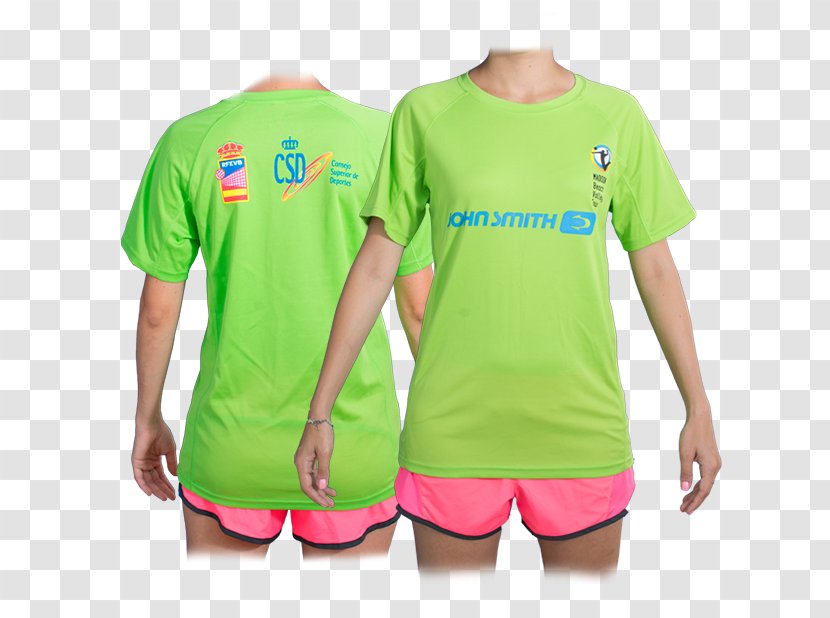 Jersey T-shirt Sleeve Top - Sweater - Beach Volley Transparent PNG