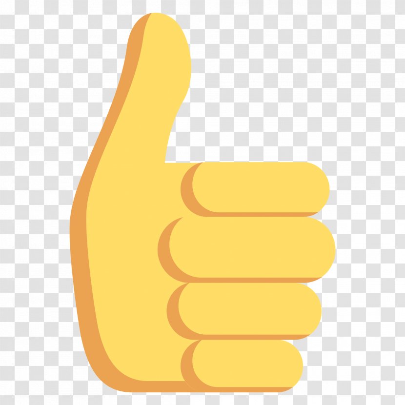 Thumb Signal Emoji Smiley Emoticon - Fingers Transparent PNG