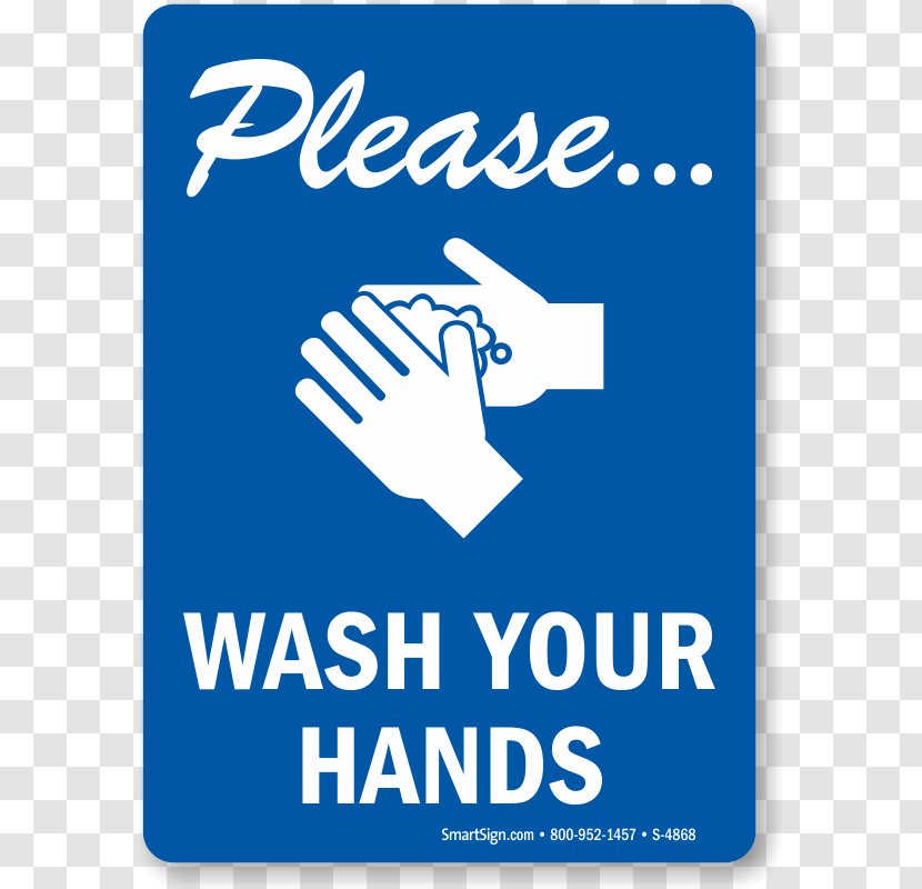 Hand Washing Sanitizer Sign Hygiene - Banner - Wash Hands Transparent PNG