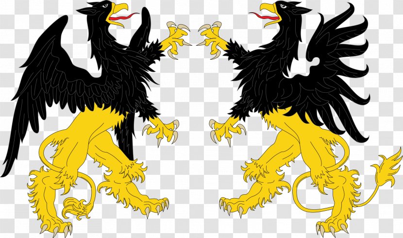 Coat Of Arms Mexico T-shirt Crest - Yellow - Griffin Transparent PNG