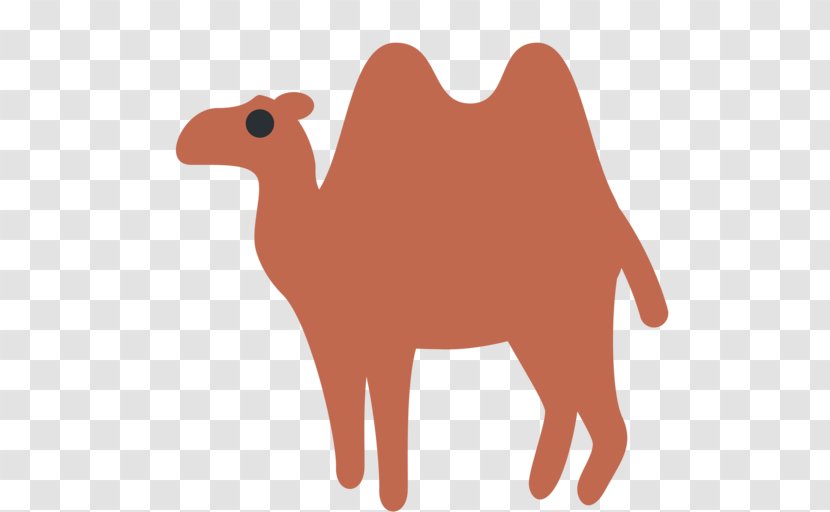 Dromedary Emoji Bactrian Camel Sticker Text Messaging - Like Mammal Transparent PNG