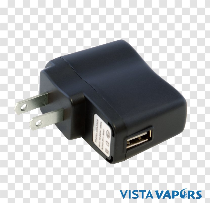 AC Adapter Electronic Cigarette Battery Charger VistaVapors - United States - Wall Transparent PNG