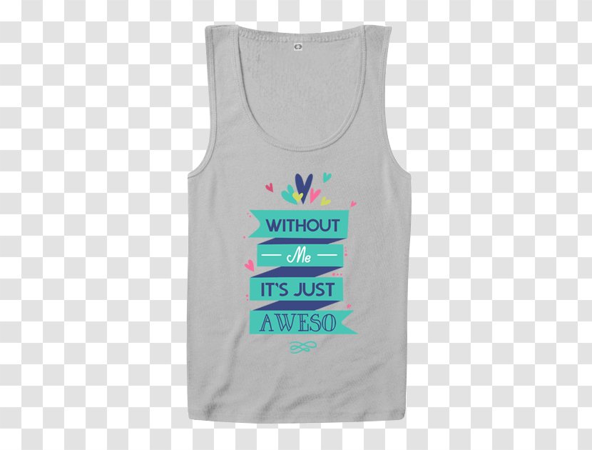 T-shirt Gilets Sleeveless Shirt Without Me - Brand Transparent PNG