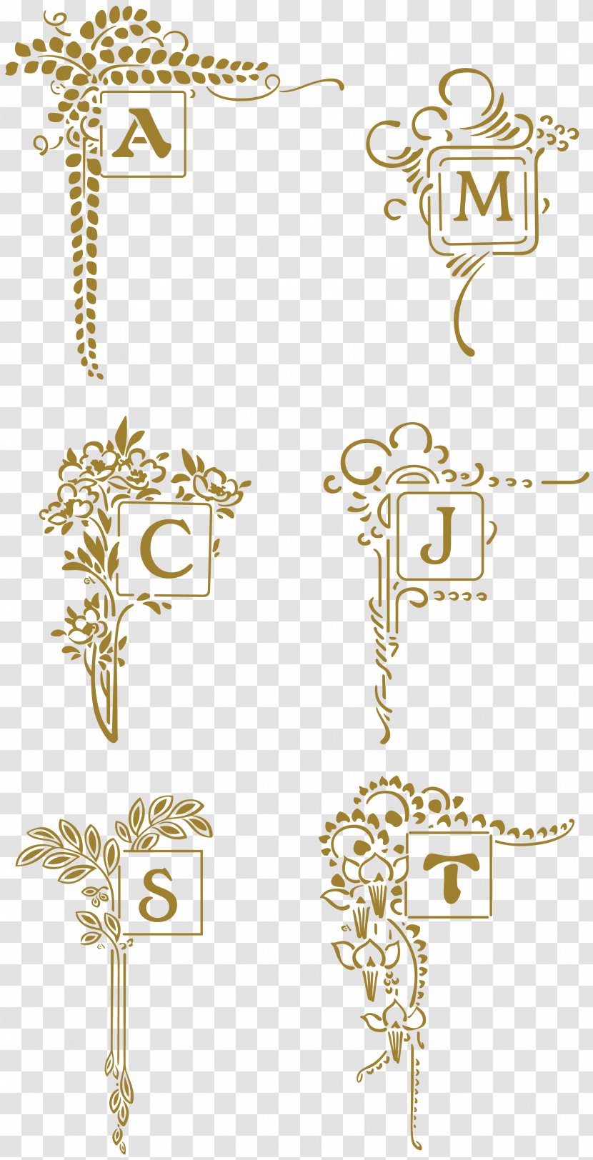 Art Nouveau Ornament - Symbol - Vector Design Transparent PNG