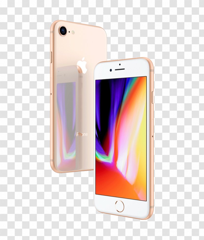 Apple IPhone 8 Plus - Orange - 256GBGold 256 Gb 7Apple Transparent PNG