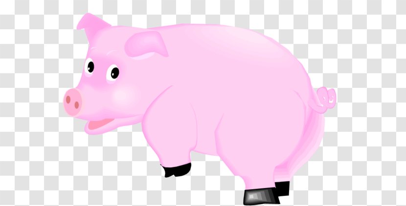 Domestic Pig - Snout - Purple Piggy Transparent PNG