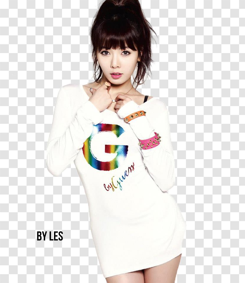 Hyuna 4Minute Korean Idol K-pop Female - Watercolor - Minute Transparent PNG