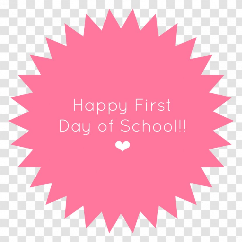 Royalty-free - Pink - 1st Day Of School Transparent PNG