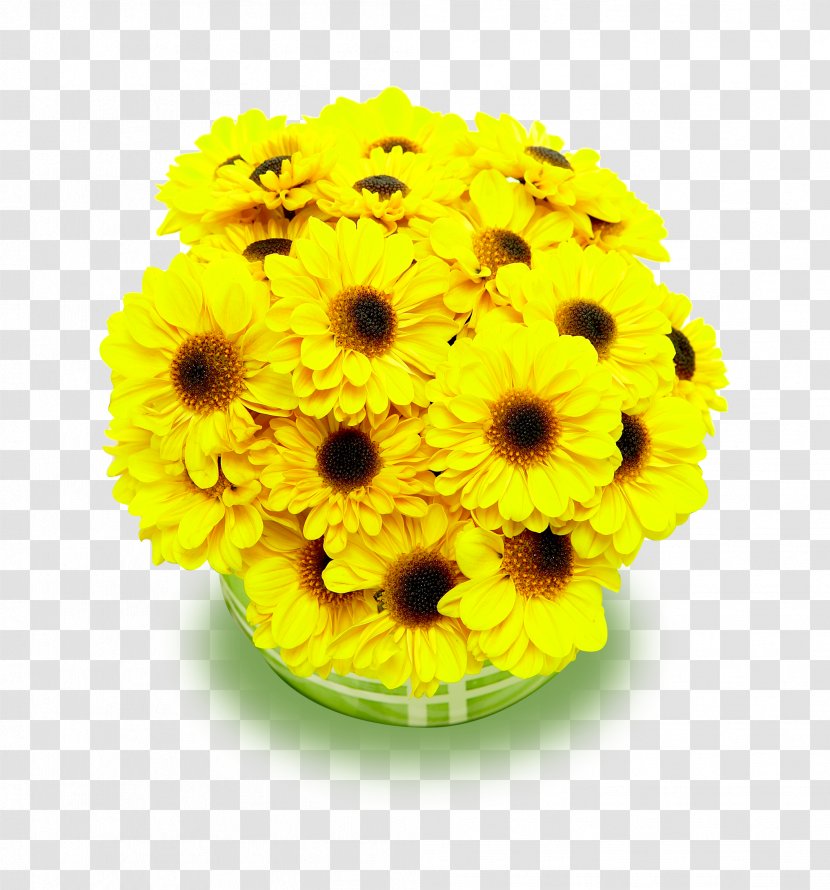 Tabrik Eid Al-Fitr Holiday Prayers Ramadan - Shawwal - Yellow Chrysanthemum Bouquet Transparent PNG