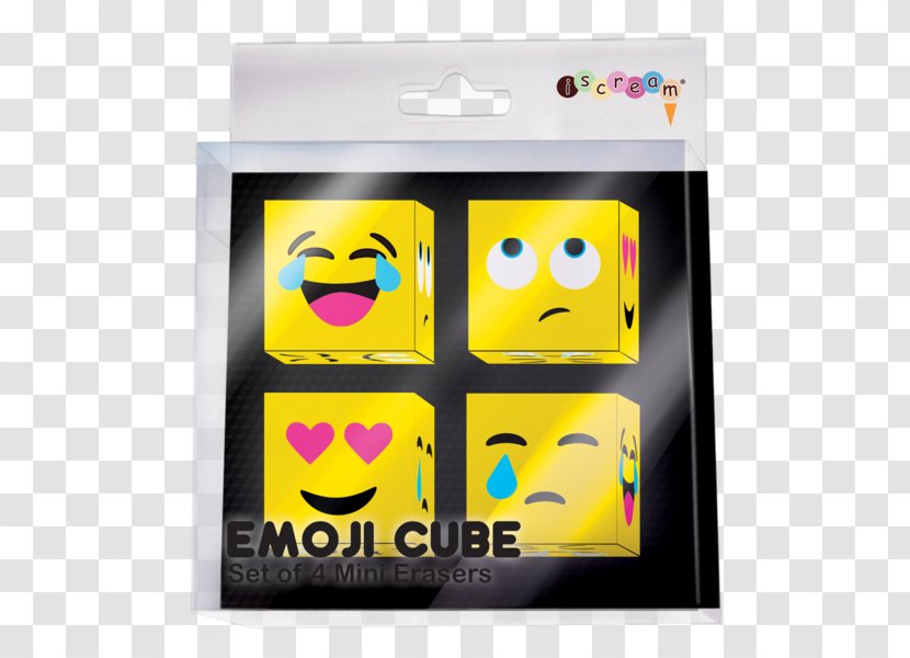 Emoji Eraser Cube Color - Yellow Transparent PNG