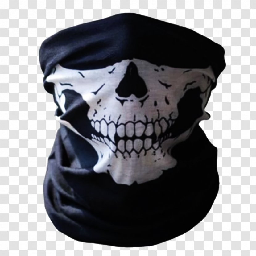 Balaclava Mask T-shirt Clothing Kerchief - Skull Transparent PNG