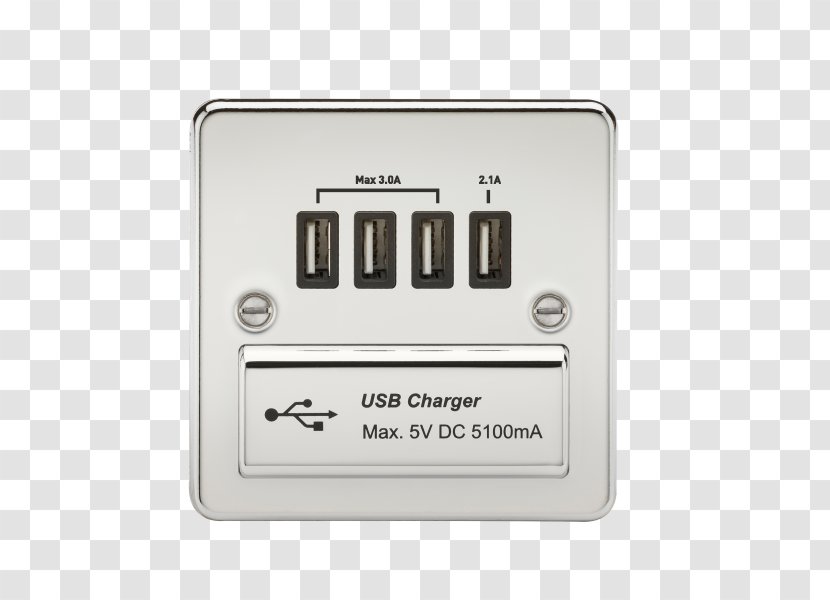 Battery Charger Nobily GmbH AC Power Plugs And Sockets Electrical Switches Wires & Cable - Schuko - USB Transparent PNG