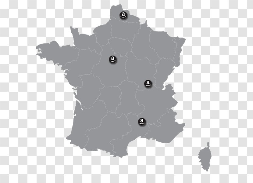 France Vector Map Royalty-free - Drawing - Porter Pictures Transparent PNG