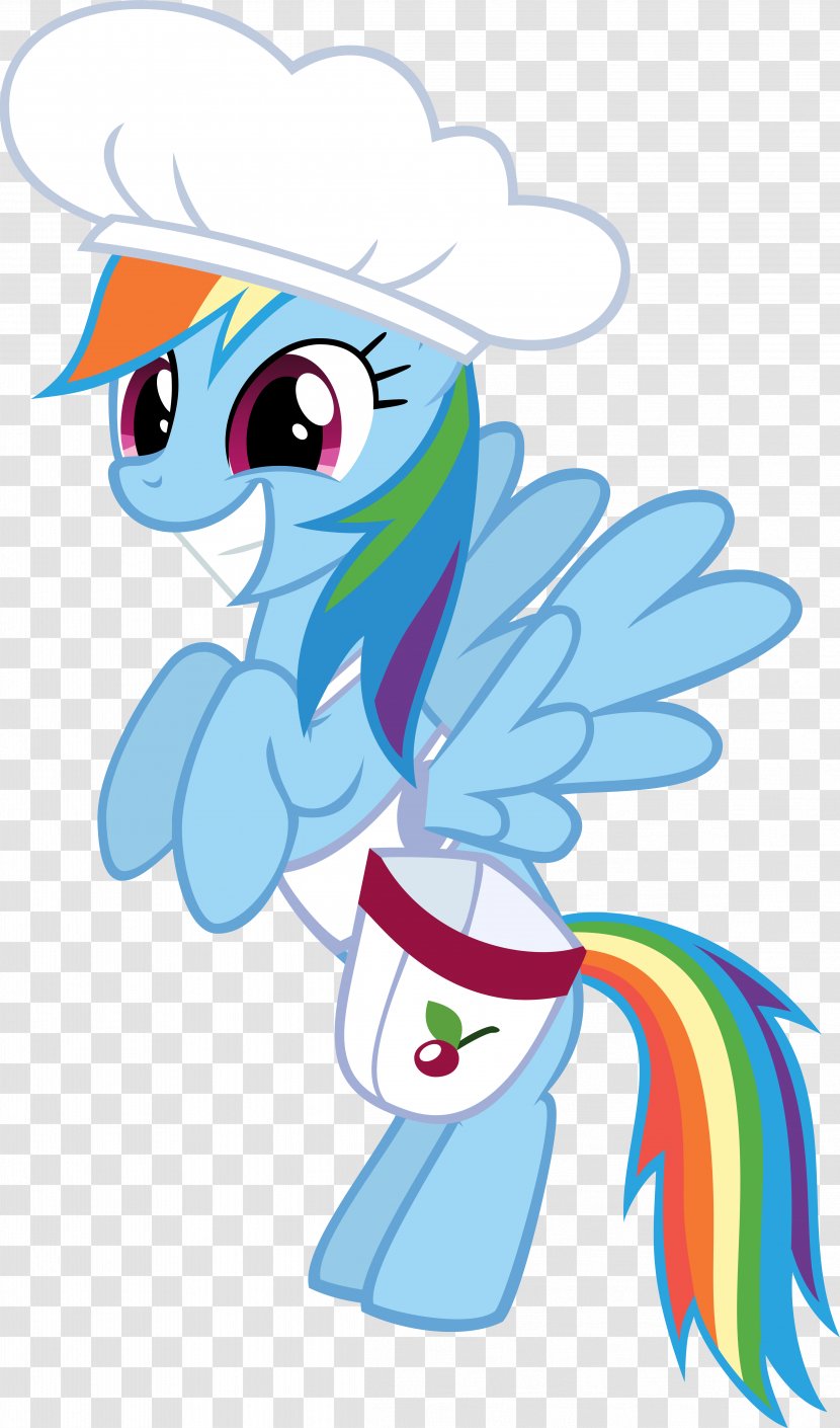 My Little Pony Rainbow Dash Applejack - Silhouette - Chef Transparent PNG