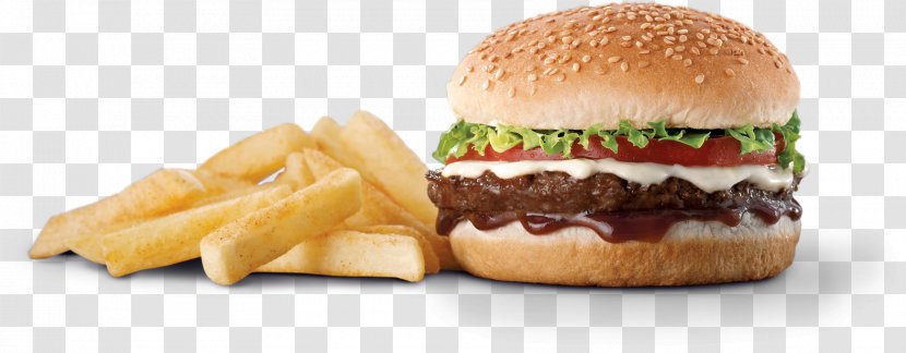 Hamburger Cheeseburger Fast Food Veggie Burger French Fries - Sandwich - Satisfy Transparent PNG