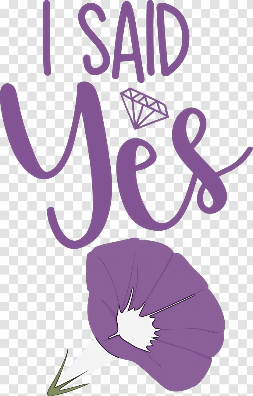 I Said Yes She Said Yes Wedding Transparent PNG