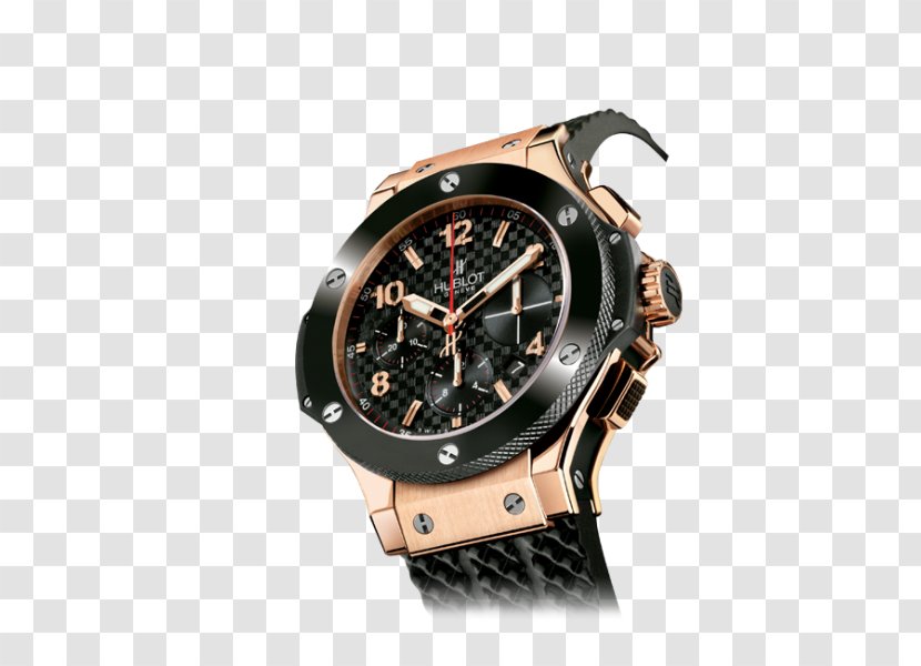 Hublot Watch Chronograph Gold Sang Bleu - Metal Transparent PNG