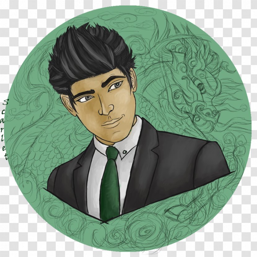 Cartoon Portrait - Green - Notorious Transparent PNG