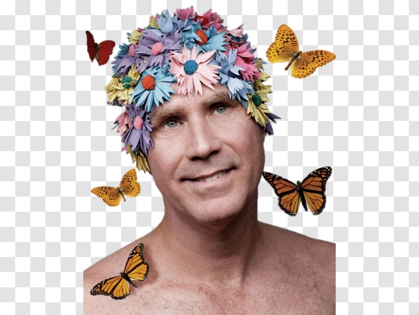 Will Ferrell Swim Caps Swimming Flower Transparent PNG