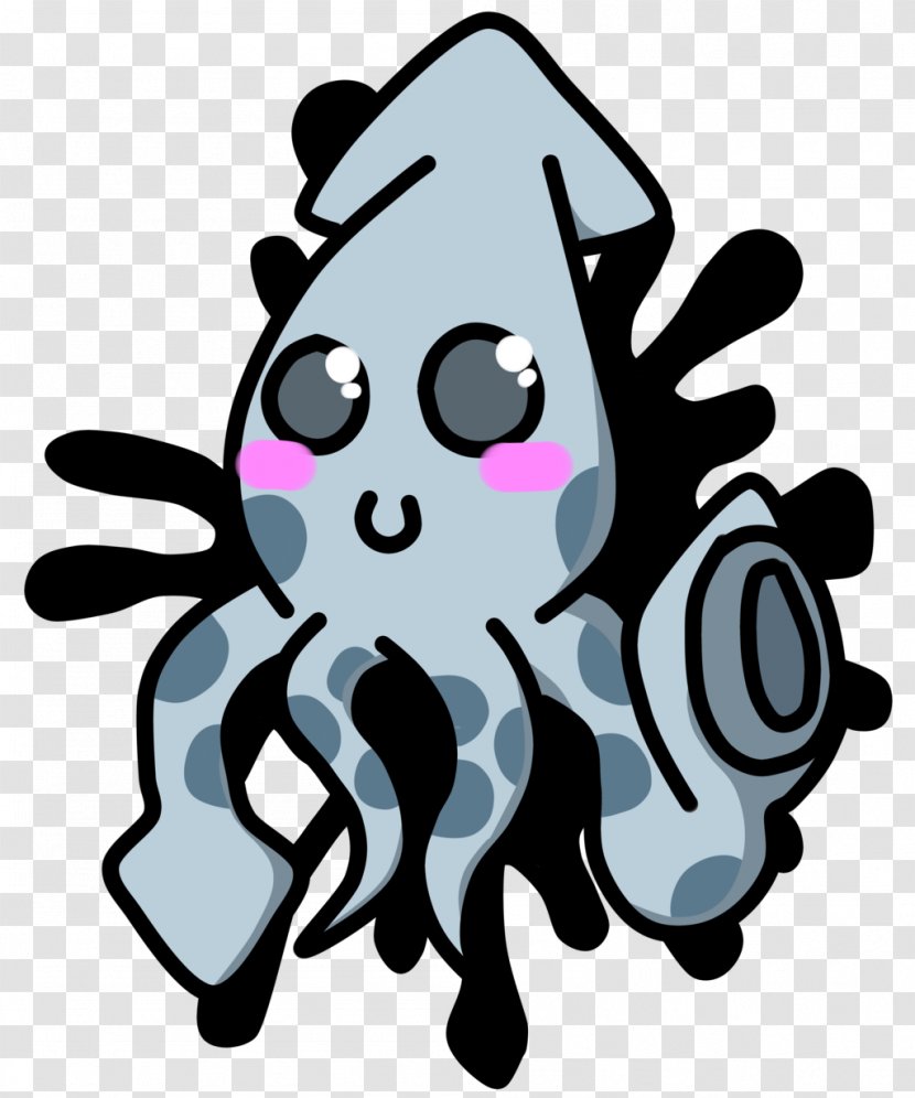 Cartoon Character Animal Clip Art - Work Of - Squid Transparent PNG
