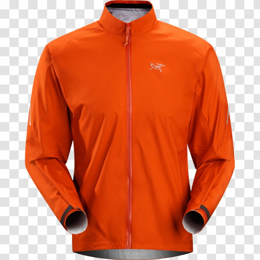 Jacket Arc'teryx Raincoat Trail Running Polar Fleece - Active Shirt Transparent PNG