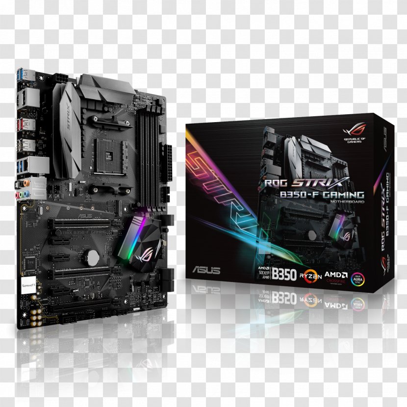 Socket AM4 ASUS ROG STRIX AMD SATA 6Gb/s USB 3.1 HDMI ATX Motherboard M.2 - Ddr4 Sdram - Pci Express Transparent PNG