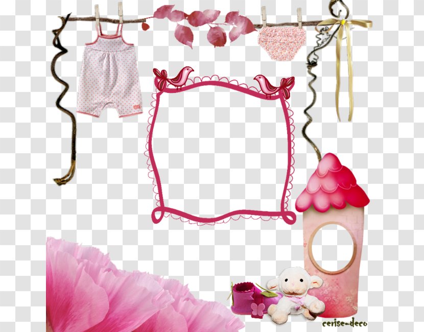 Picture Frames Pink M Hair - Accessory - Design Transparent PNG