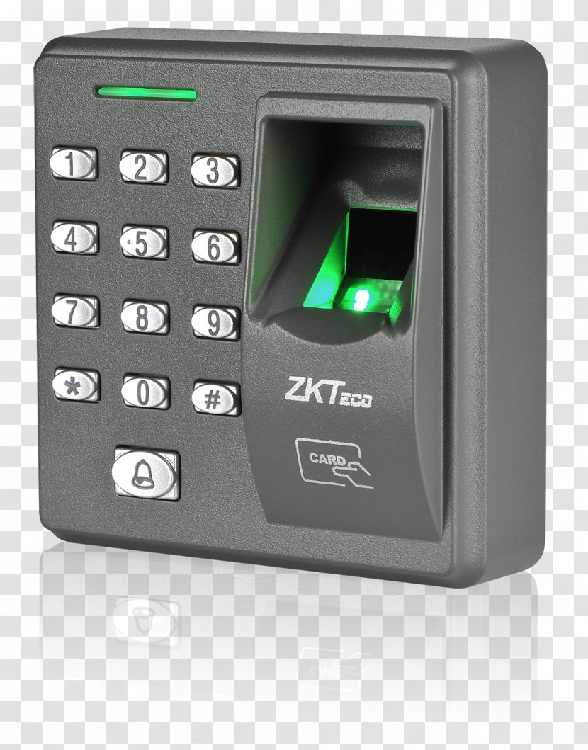 Access Control Fingerprint Biometrics Zkteco Security - Scanner Transparent PNG